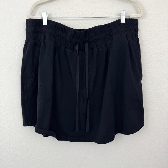 Lane Bryant Livi Womens Active Skorts Size 22/24 Drawstring Workout Black - Picture 1 of 7